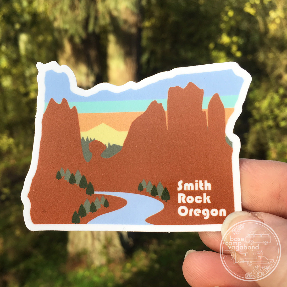 Oregon Smith Rock Sticker